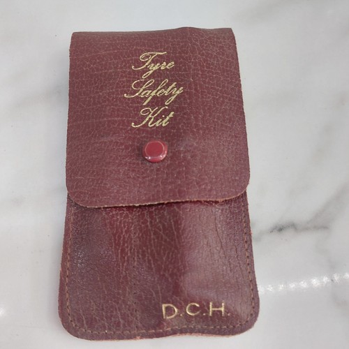 Vintage leather tyre safety - vintage,