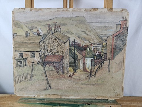 Vintage original watercolour - original,