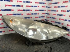 PEUGEOT 207 HDI SW MK1 PH2 2012 DRIVER SIDE HALOGEN HEAD LIGHT LAMP