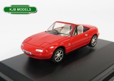OO Gauge Oxford Diecast 1:76 76MAZ001 Mazda MX5 Mk1 (open) Classic Red Car