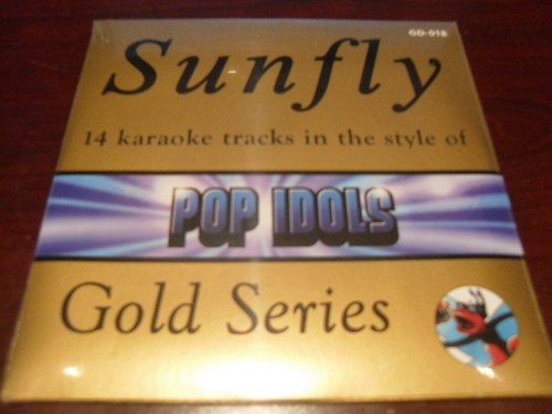 Sunfly gold karaoke disc - gold,