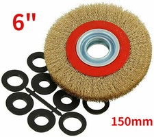 6" Wire Wheel Grinder Bench