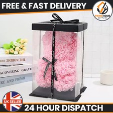 Gift Box for Foam Rose Flower Teddy Bear Doll Wedding Birthday Gifts Container
