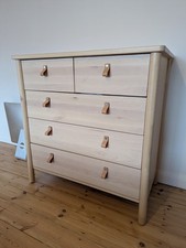 BJÖRKSNÄS IKEA Chest of 5 Drawers Birch Wood 704.072.99 Excellent Condition Used