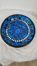 Handmade cobalt and green