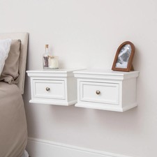 Pair Of White Wall Mounted