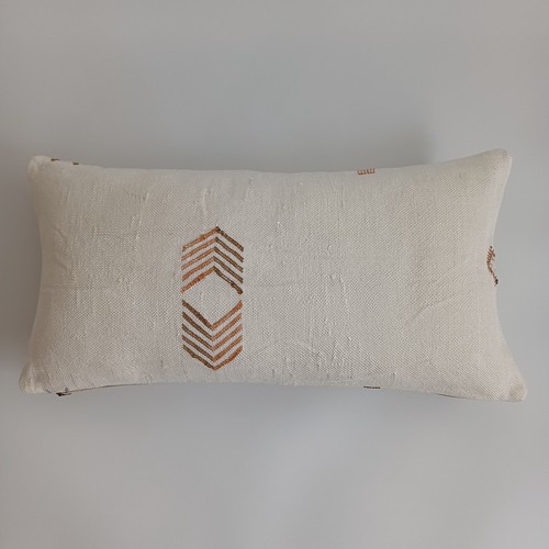 Moroccan cactus silk cushion - moroccan,