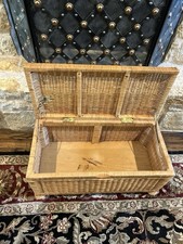 Antique Vintage Wicker Storage