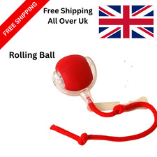 Interactive Dog & Cat Toy – Rechargeable Rolling Ball with Fake Tail Pet Fun UK