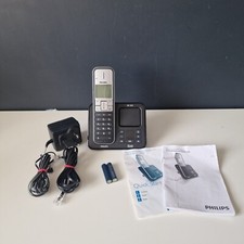Philips SE565 Digital Cordless Telephone & Answering Machine In Black XHD Sound