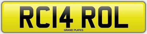 Carol number plate - carol, r