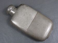 Antique pewter flask by Walker