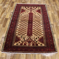 Old Handmade Persian Rug 190 x