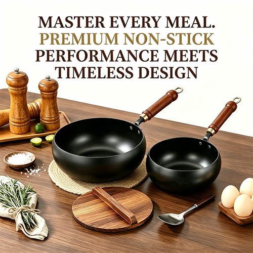 Cast iron deep - cast, saucepan