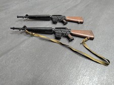 2 x Action Man accessory - Hasbro/Palitoy - M16 automatic rifle gun - Joblot