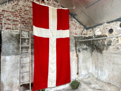 Vintage danish denmark flag - vintage,