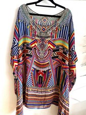 Camilla Short Silk Kaftan -