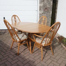 Superb Set of 4 Blonde Ercol
