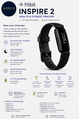 Fitbit inspire health - 2, &
