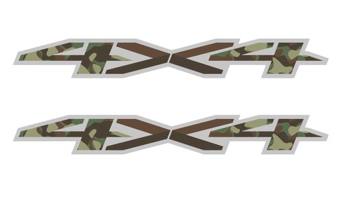Chevy silverado camouflage 4x4 - silverado,