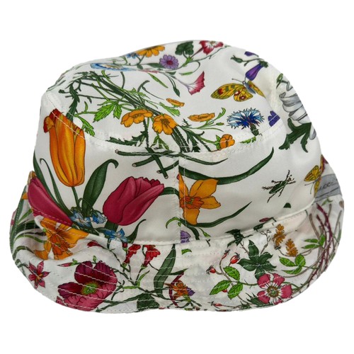 Gucci printed twill bucket - gucci,