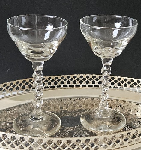 Vintage pair elegant cordial - vintage,
