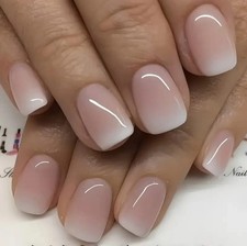 24x Short Square Press On