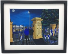 Bristol R's Memorial Ground, Rovers Football Club F.C Art Print. 14" x 11" Frame