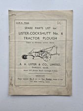 LISTER COCKSHUTT NO.6 TRACTOR