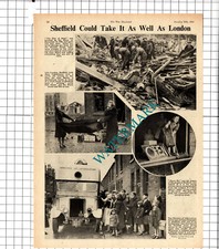 Sheffield World War Two WW2  - 1941 Clipping