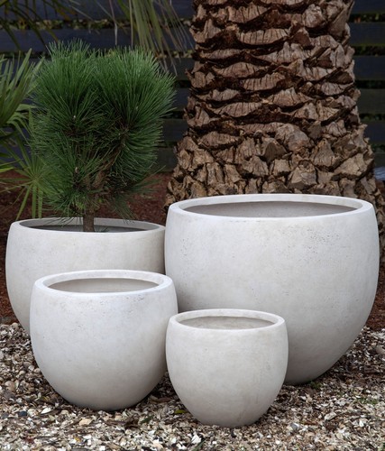 25cm rustic egg planter pot - 25cm,
