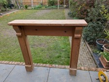Solid pine fire surround - fire,