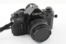 Vintage Canon A-1 SLR Film Camera Working w/ Canon FD 28mm F/2.8 Lens