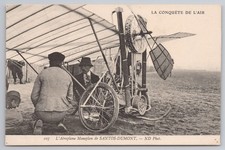 c1909 Aviation Pioneer Santos-Dumont Monoplane Demoiselle ND Phot Postcard 107