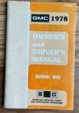 1978 gmc owners drivers manual