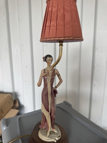 Art deco lady figurine - art,
