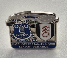 Everton V Fulham Matchday Pin Badge - Season 25/ 26 Bramley-Moore 