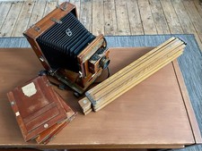 Thornton Pickard Triple Imperial 1/2 Plate Camera + Busch's Antique Brass Lens
