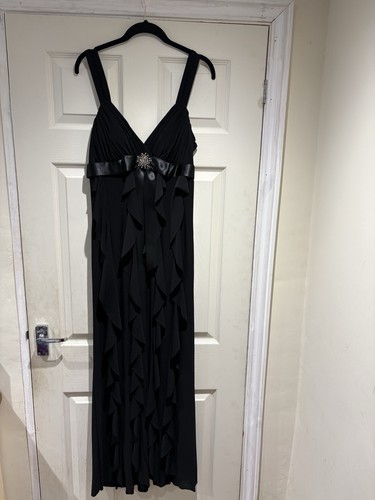 Beautiful black evening dress - black,