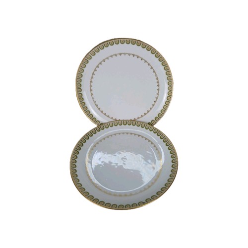 White limoges dessert salad - white,