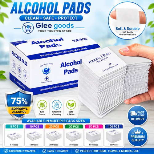100x alcohol wipes - 100x, 70%