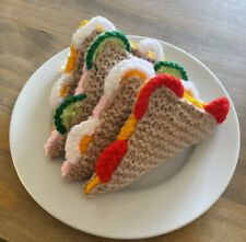 Hand Knitted X4 SANDWICHES