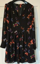 Oasis Multi Colour Butterfly Dress