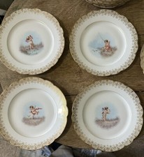 set of 12 D & C Limoges plates