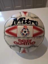 MITRE DELTA QUATRO F.I.F.A. APPROVED - FOOTBALL LEAGUE EXCLUSIVE.VINTAGE 1990s 