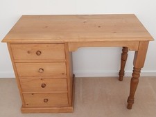 MOTTISFONT COLLECTION SINGLE PEDESTAL DESK/DRESSING TABLE SOLID RECLAIMED PINE