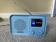 Roberts Play M5 DAB / FM RDS Portable Digital Radio with alarm TESTED blue