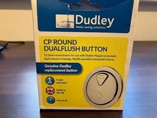 Thomas Dudley 73.5mm Round Geo Toilet Dual Flush Push Button 327732 Unused