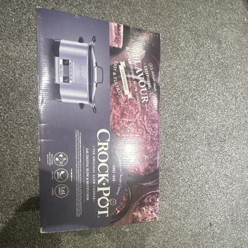 Crock pot digital slow - 5.6l, &