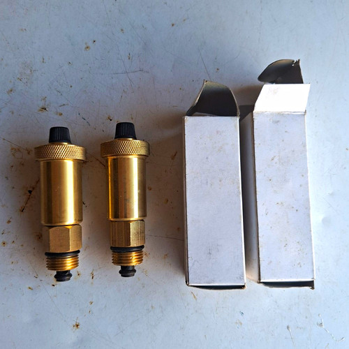Brass inch air vents - 2x,